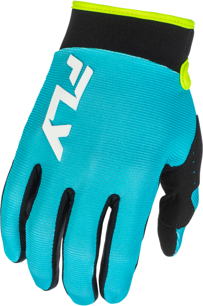 Youth F 16 Gloves Aqua/Black/White Ym