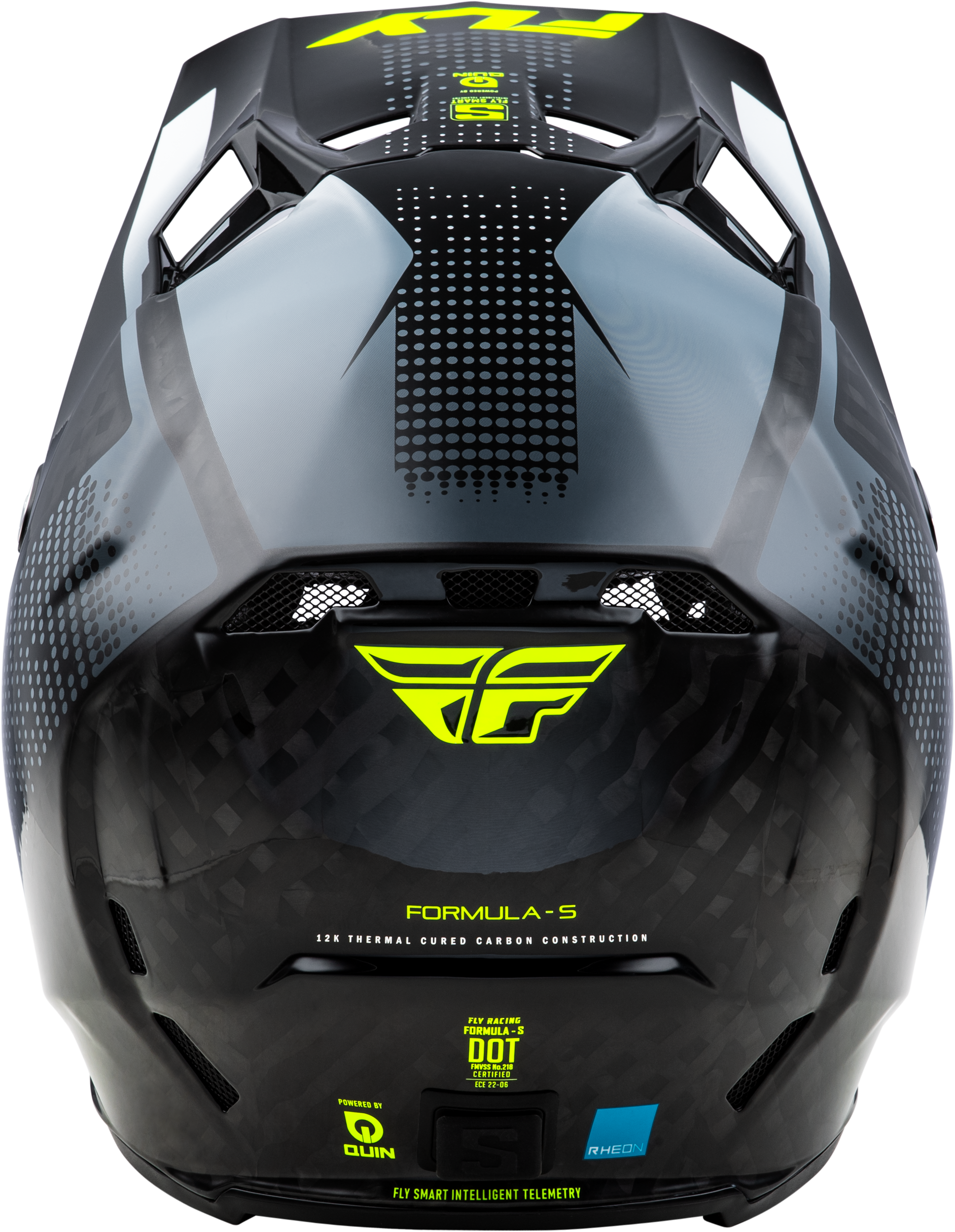 Yth Formula S Carbon Protocol Hlmt Blk Carbon/Grey/Hi Vis Yl