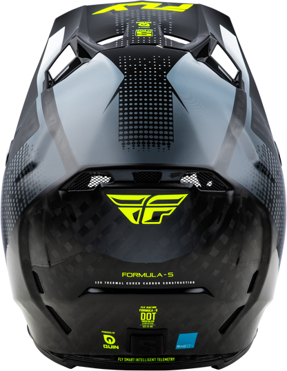 Yth Formula S Carbon Protocol Hlmt Blk Carbon/Grey/Hi Vis Yl