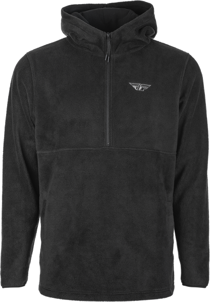 Fly Half Zip Pullover Hoodie Black Xl