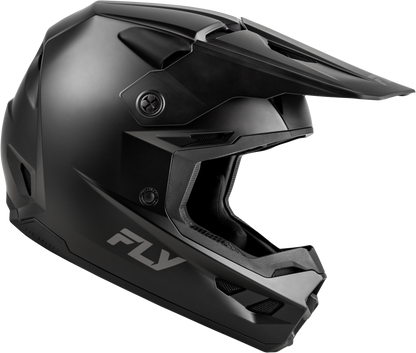 Youth Kinetic Solid Helmet Matte Black Yl