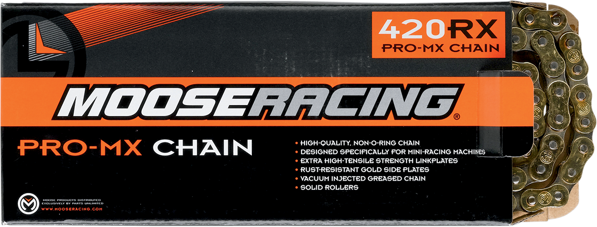 MOOSE OFFROAD 420 RXP Pro-MX Chain - Gold - Master Link M576-00-01 M5760001