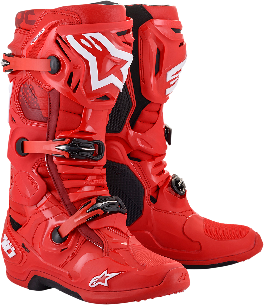 ALPINESTARS Tech 10 Boots - Red - US 9 / EU 43 2010020-30-9