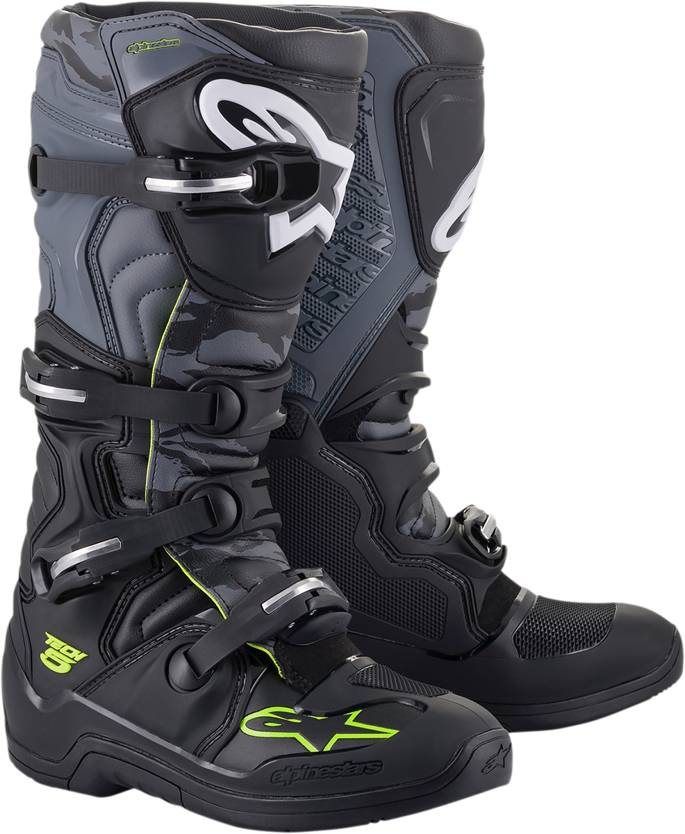 ALPINESTARS Tech 5 Boots - Black/Gray - US 10 / EU 44.5 2015015-1055-10