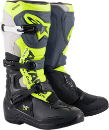 ALPINESTARS Tech 3 Boots - Black/Gray/Yellow Fluorescent - US 14 / EU 49.5 2013018-1055-14