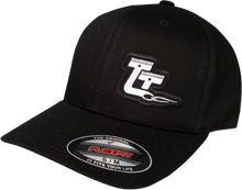 THROTTLE THREADS Throttle Threads Curved Bill Hat - Black - Small/Medium TT446H51BKSM