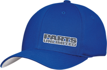 THROTTLE THREADS Parts Unlimited Curved Bill Hat - Blue - Large/XL PSU29H51RBLR