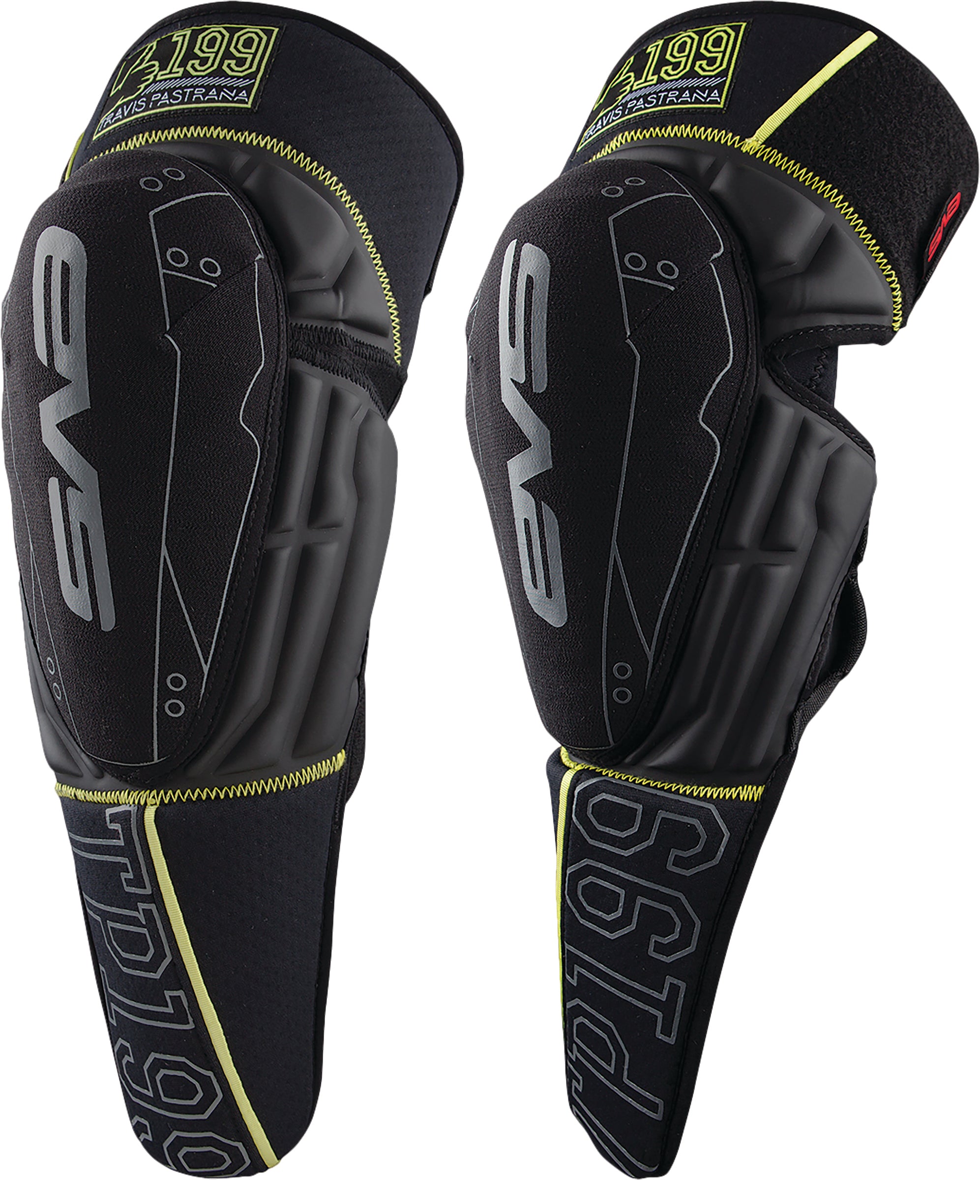 Tp199 Knee Guards Black/Hi Vis S/M