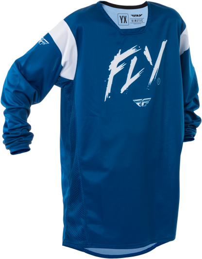 Youth Kinetic Stoke Jersey Navy/White Ym
