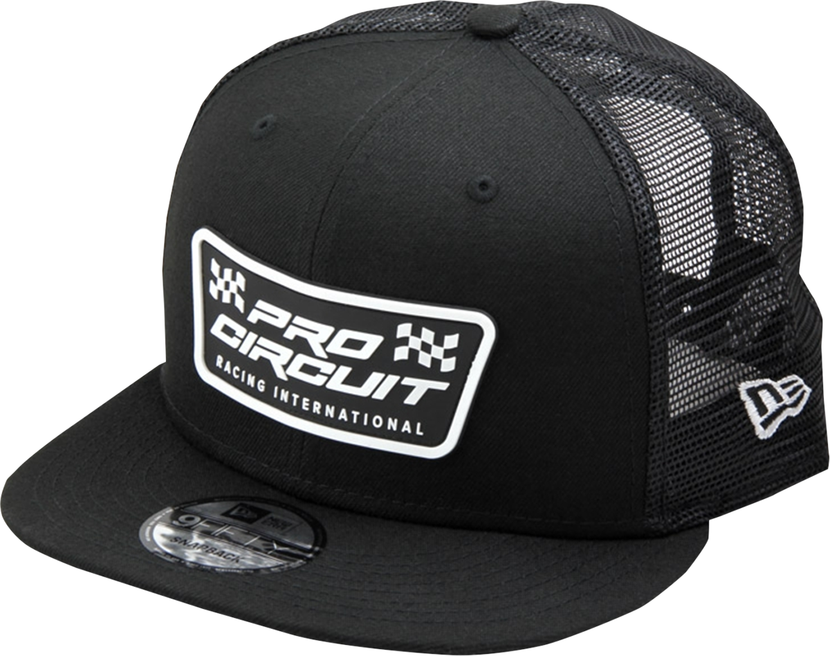 PRO CIRCUIT Checkered Flag Patch New Era Hat - Black 6720104