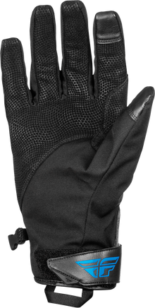Title Long Gloves Blue/Black/Light Blue Xs