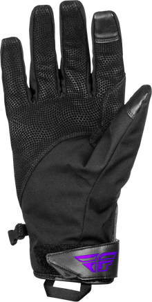 Title Long Gloves Black/Purple Xl