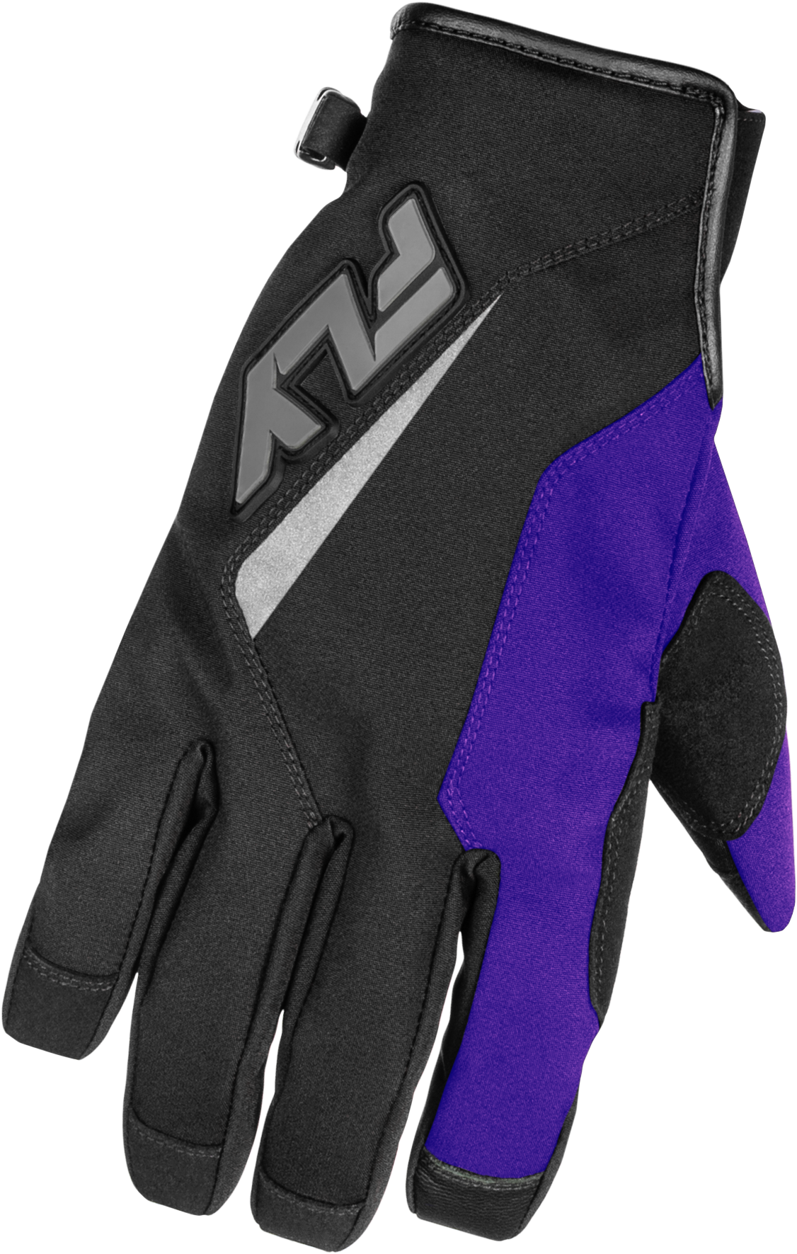 Title Gloves Black/Purple/Grey Lg