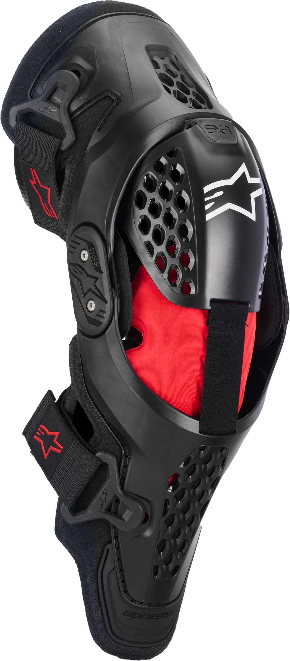 Sx 1 Plasma Knee Protector Blk/Red/Cool Gry Lg/Xl