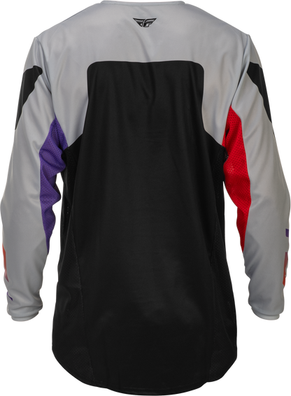 Kinetic Jersey Grey/Red/Purple/Black Sm