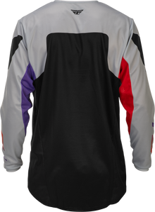 Kinetic Jersey Grey/Red/Purple/Black Lg