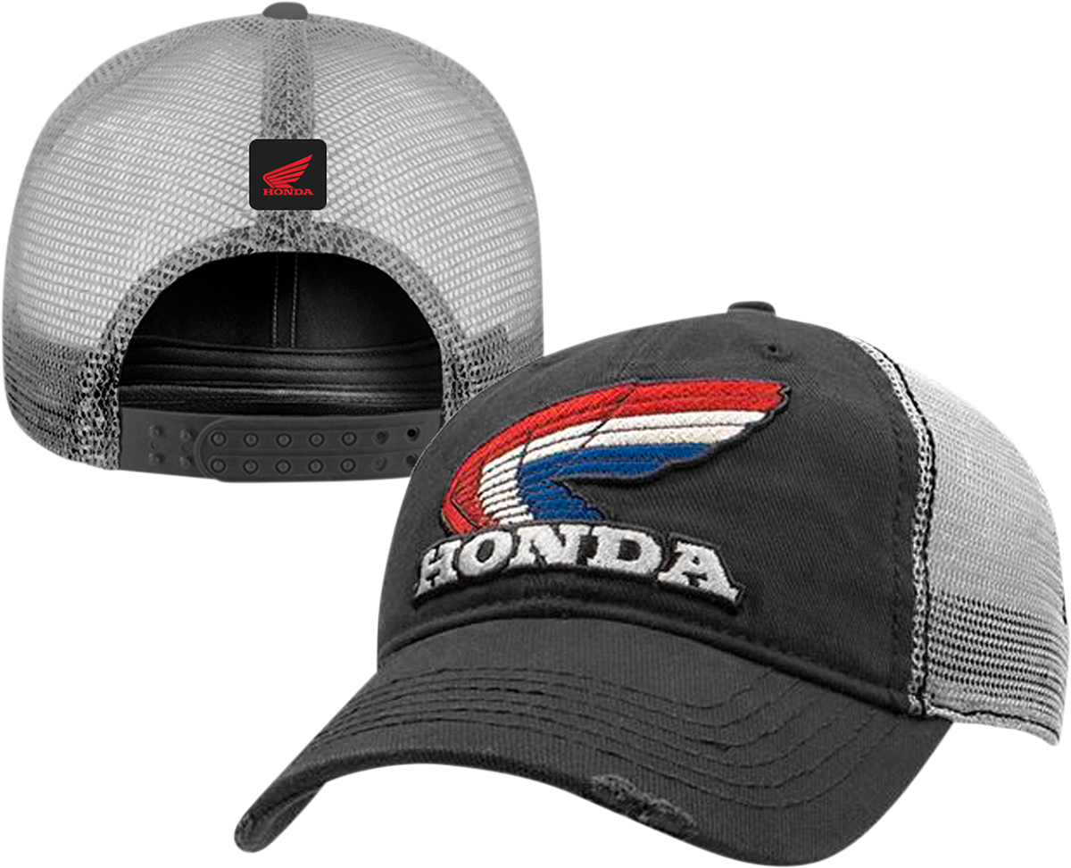 HONDA APPAREL Honda Vintage Wing Hat - Charcoal NP21A-H2488