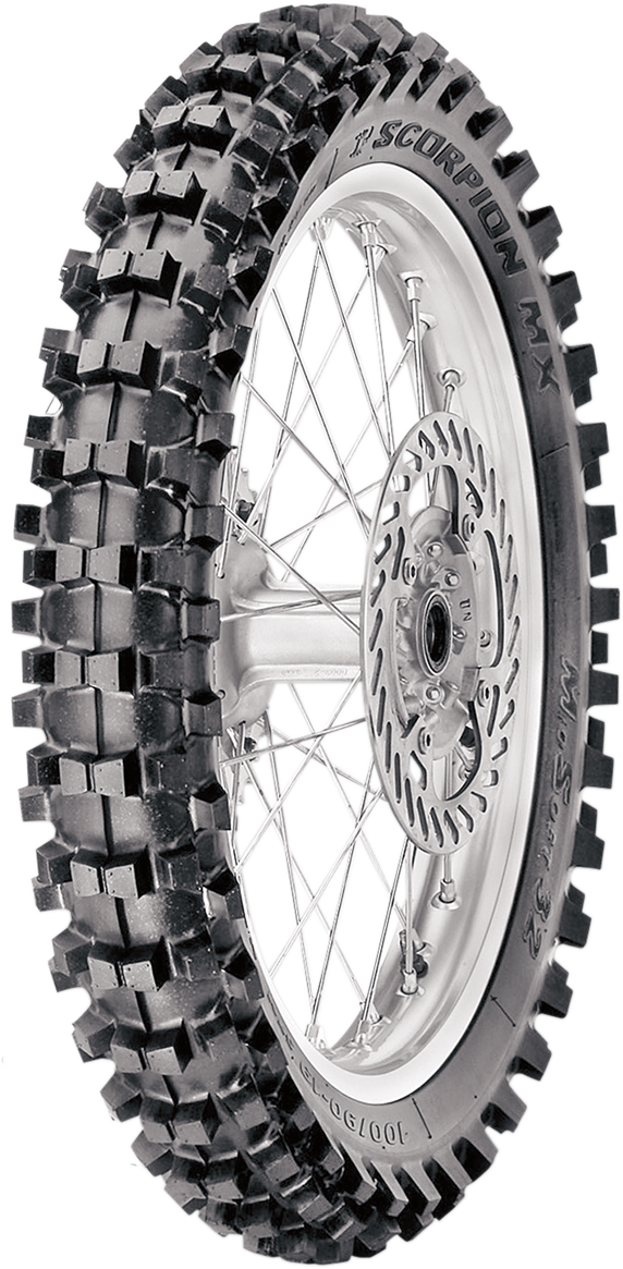 PIRELLI Tire - Scorpion™ MX32 Mid Soft - Rear - 90/100-14 - 49M 3842400