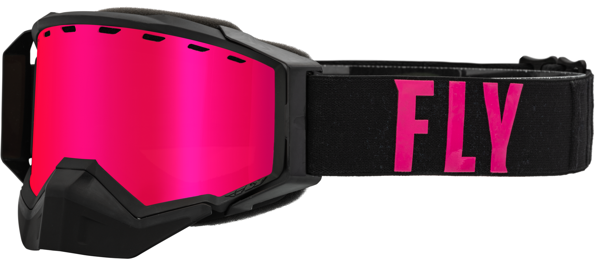 Zone Pro Snow Goggle Blk/Pink W/ Pink Mir/Plrzd Smoke Lens