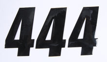 Number 4 Black 4" 3/Pk
