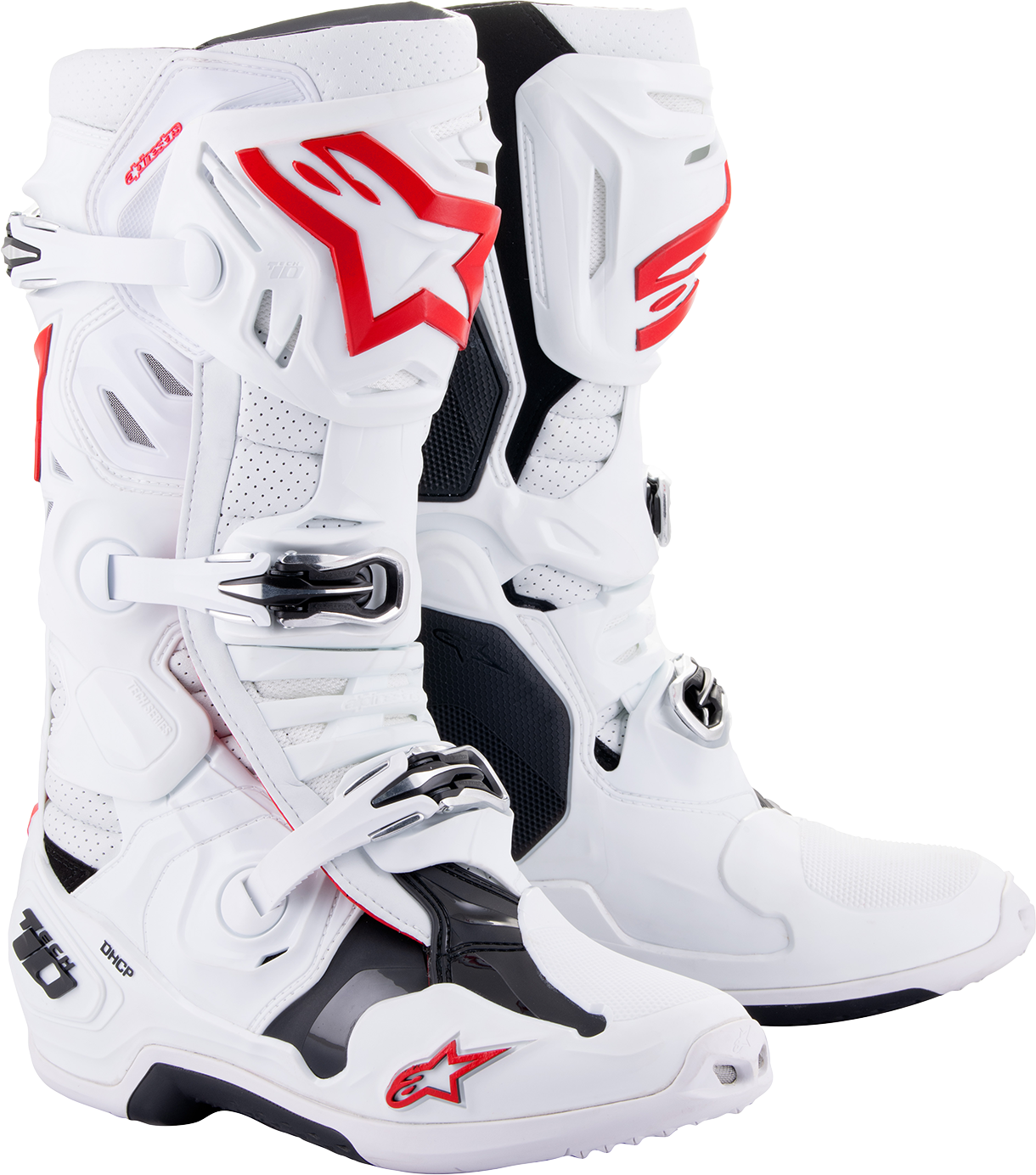 ALPINESTARS Tech 10 Supervented Boots - White/Red - US 7 / EU 40.5 2010520-2230-7