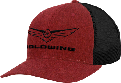 HONDA APPAREL Goldwing Hat - Heather Red/Black NP21A-H2491
