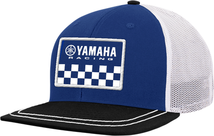 YAMAHA APPAREL Yamaha Racing Hat - Flat Bill - Black/Blue NP21A-H3198