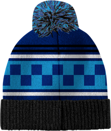 YAMAHA APPAREL Yamaha Racing Pom Beanie - Black/Blue NP21A-H3242