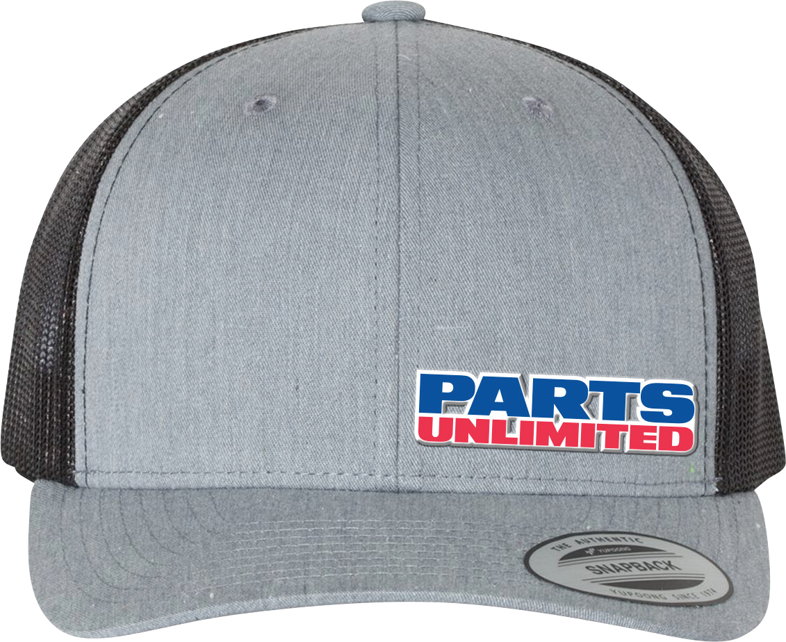 PARTS UNLIMITED Parts Unlimited Hat - Gray/Black NP22S-H808