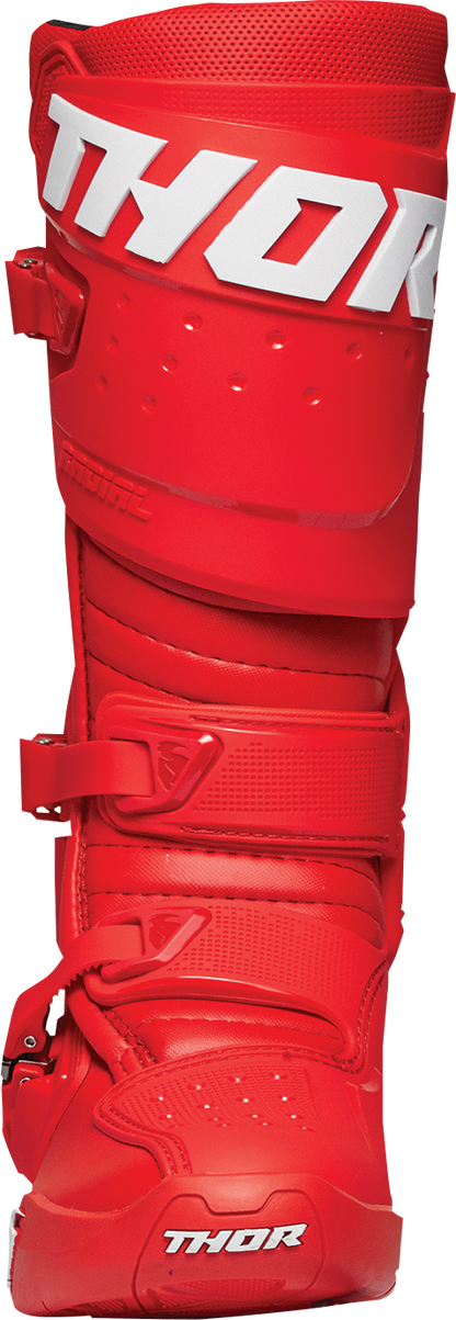 THOR Radial Boots - Red - Size 9 3410-2738