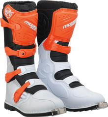 MOOSE OFFROAD Qualifier Boots - Orange - Size 10 3410-2620