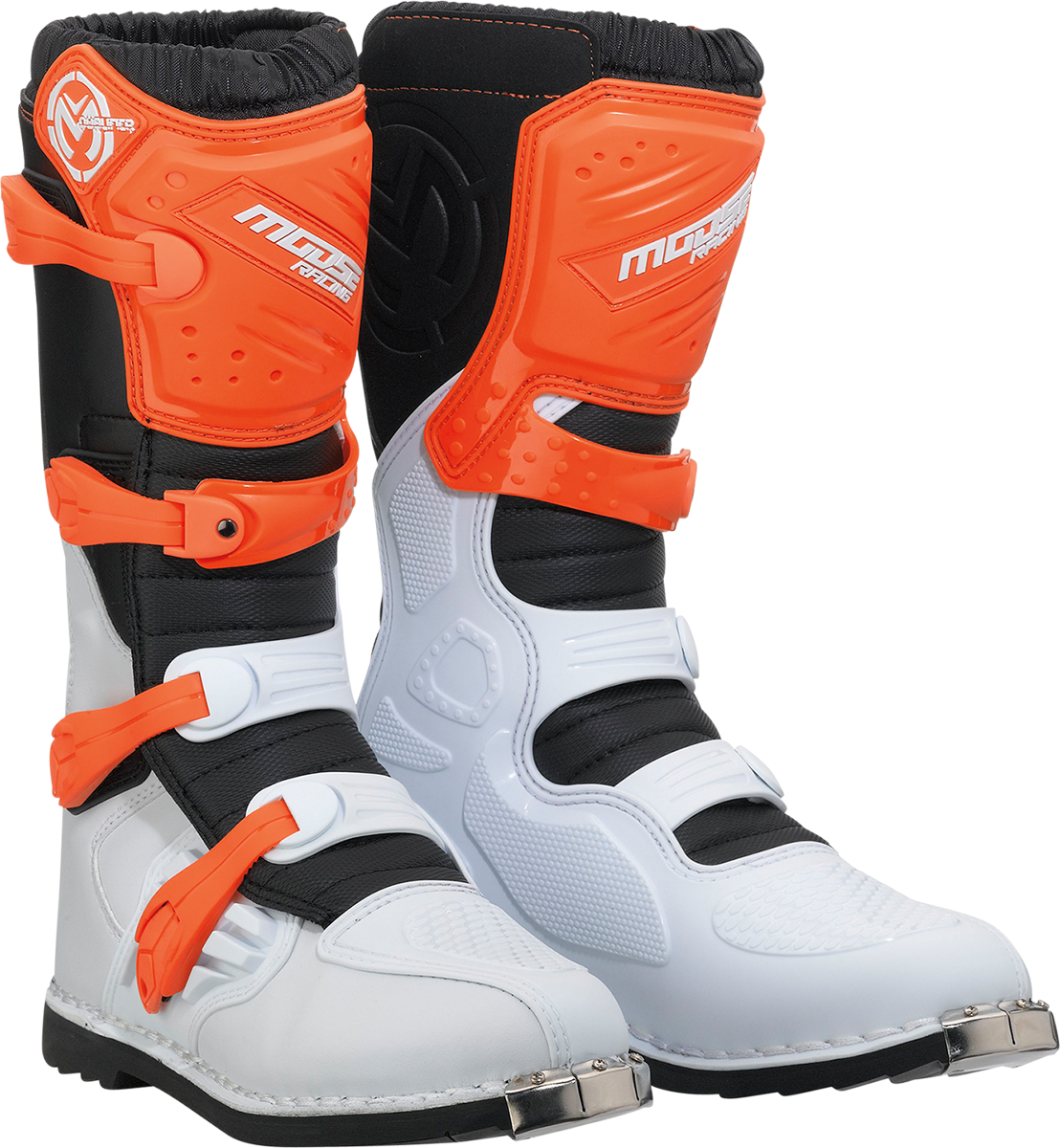 MOOSE OFFROAD Qualifier Boots - Orange - Size 12 3410-2622
