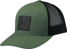 MOOSE OFFROAD Moose Agroid Embossed Hat - Green/Black - One Size 2501-4009