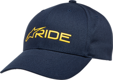 ALPINESTARS Ride 3.0 Hat - Navy/Gold - One Size 1232-81030-7059