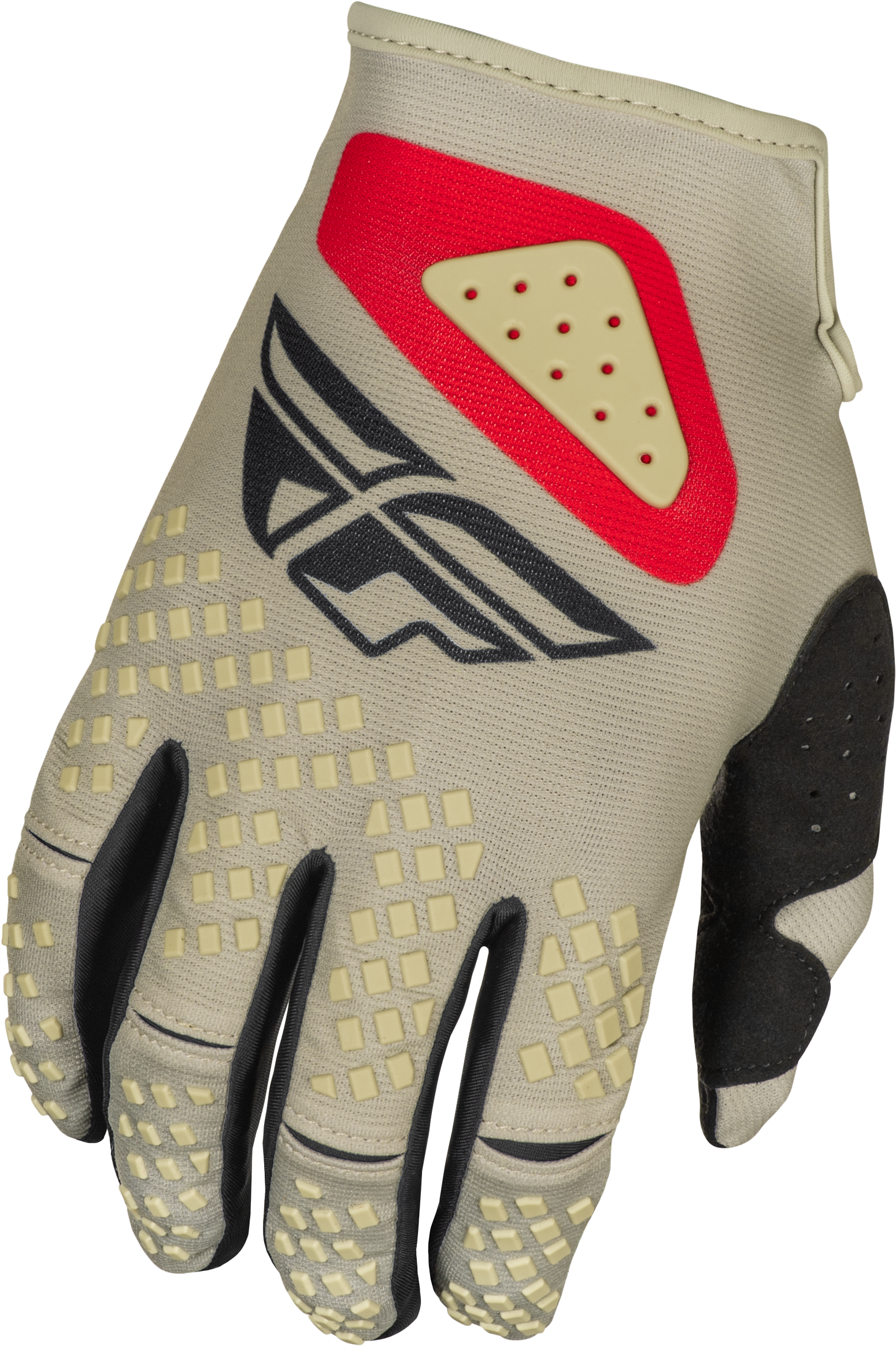 Kinetic Sym Gloves Light Grey/Red/Black Sm