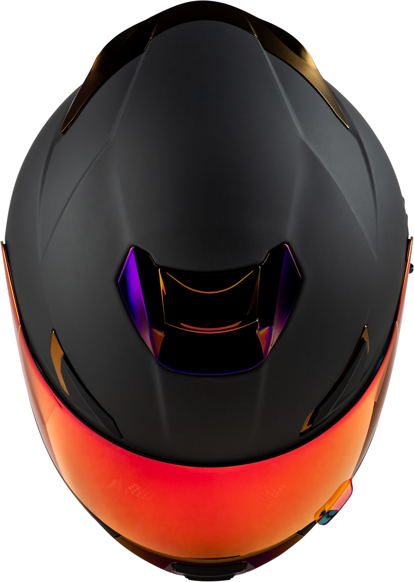 Sentinel Recon Helmet Matte Black/Purple Chrome 2x