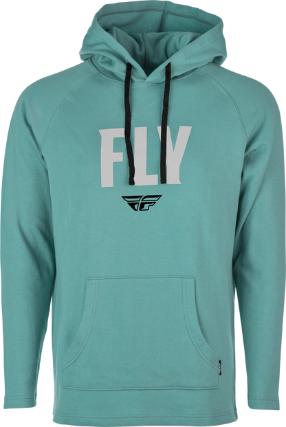 Fly Weekender Pullover Hoodie Sea Green/Grey Lg