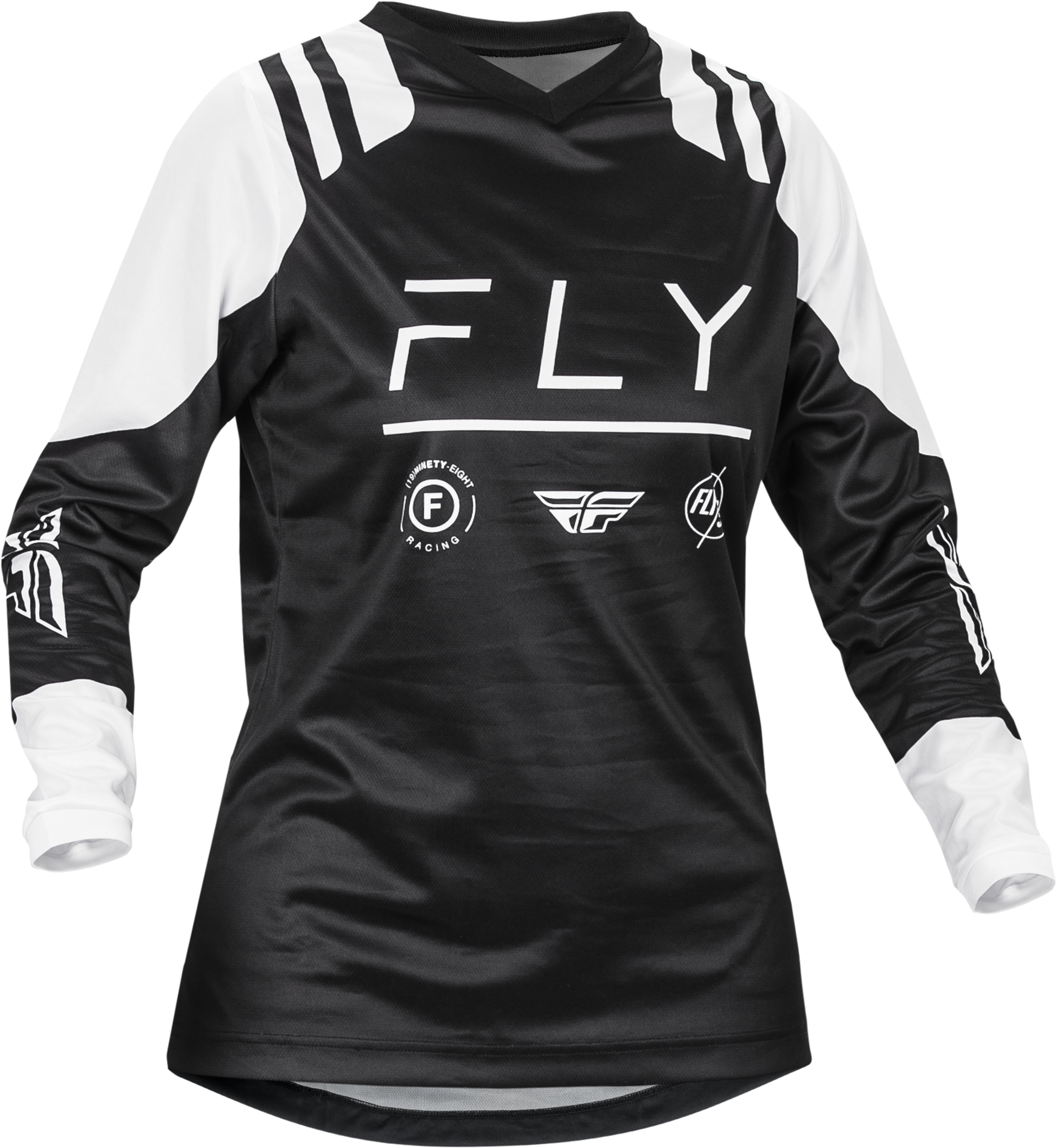 Women's F 16 Jersey Black/White Lg