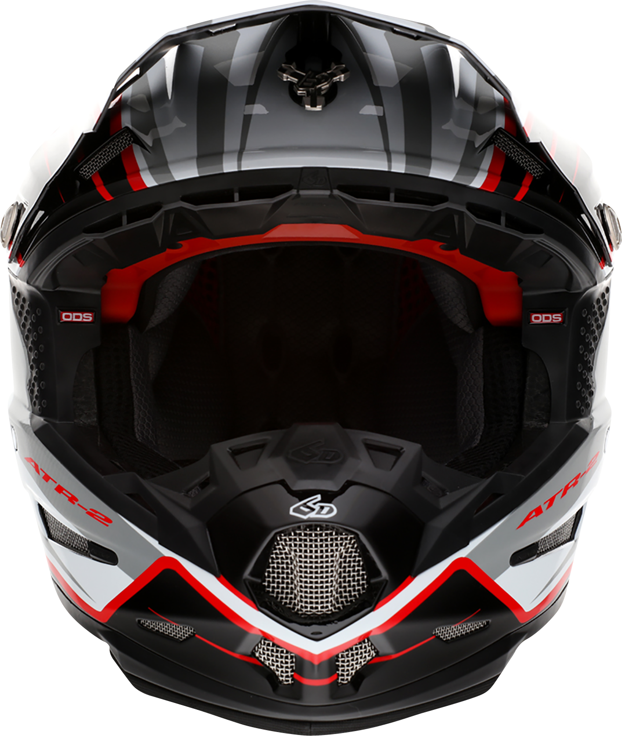 6D HELMETS ATR-2 Helmet - Phase - White/Red - Small 12-2835