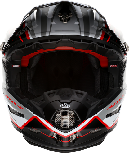 6D HELMETS ATR-2 Helmet - Phase - White/Red - Small 12-2835
