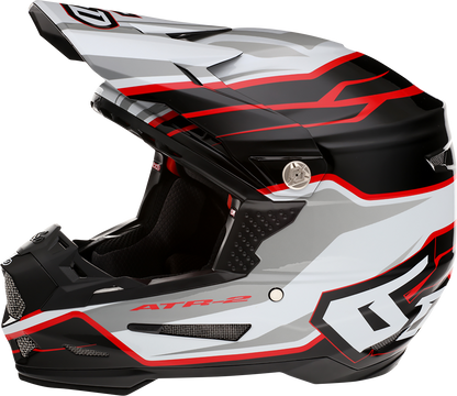 6D HELMETS ATR-2 Helmet - Phase - White/Red - Small 12-2835