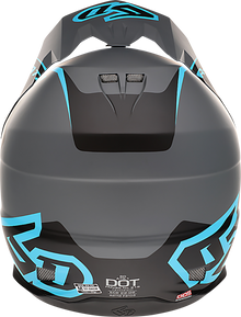 6D HELMETS ATR-1 Helmet - Stealth - Cyan - XS 10-4624