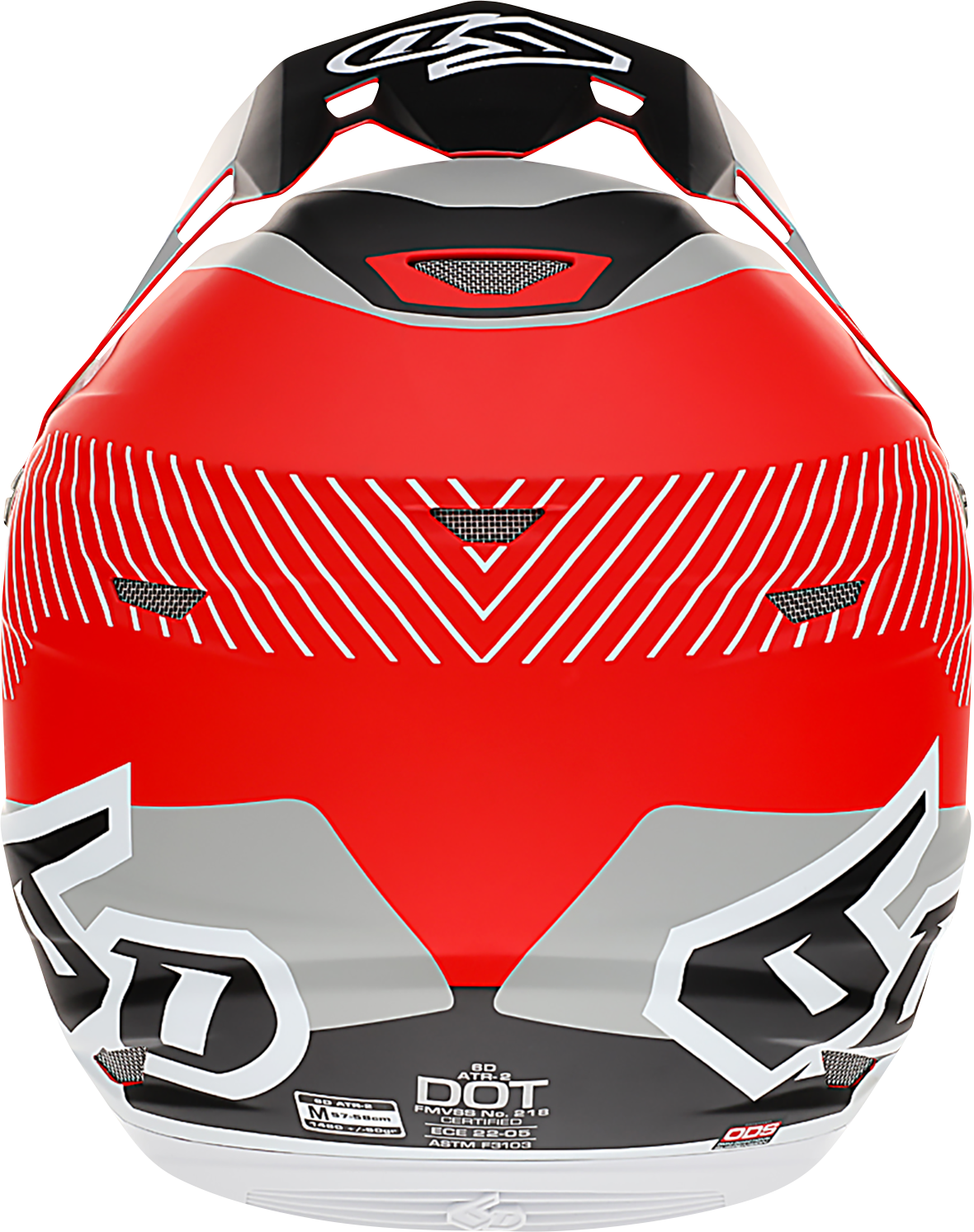 6D HELMETS ATR-2 Helmet - Fusion - Red - Large 12-2937