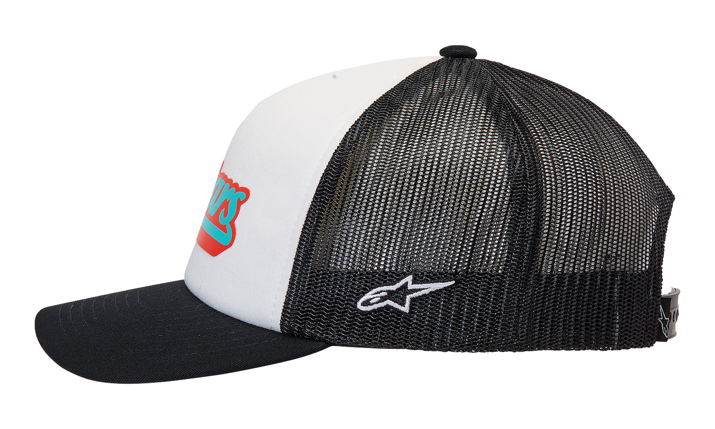 ALPINESTARS Delivery Trucker Hat - White/Black - One Size 1213810102010OS