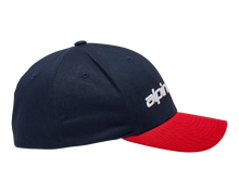 ALPINESTARS Linear Hat - Navy/Red - Small/ Medium 1230810057030SM
