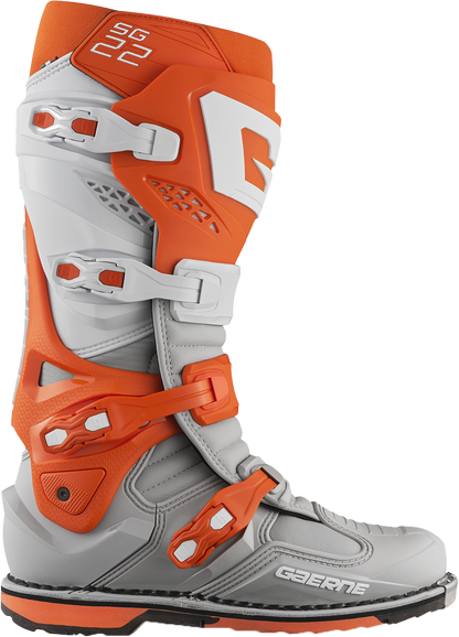 Gaerne SG-22 Boots - Orange/White/Grey