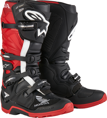 Alpinestars Tech 7 Enduro Boots - Black/Red Drystar