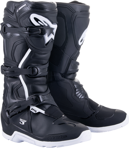 Alpinestars Tech 3 Enduro Boots - Black/White Waterproof
