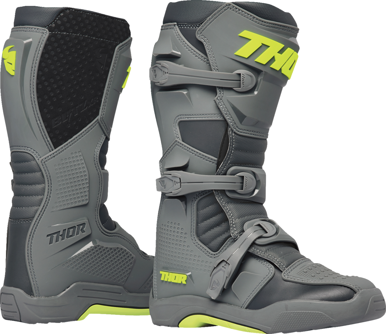 THOR Blitz XR Boots - Gray/Charcoal - US 9 3410-3093
