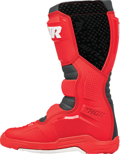THOR Blitz XR Boots - Red/Charcoal - US 13 3410-3115